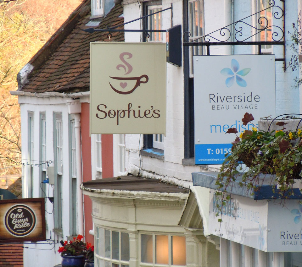 Sophie's Coffee Shop Logo by Tinstar Design