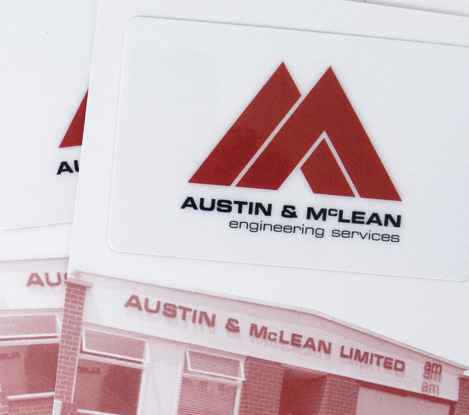 Austin & McLean Engineering COD card