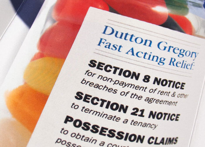 Dutton Gregory Solicitors leaflet design & production