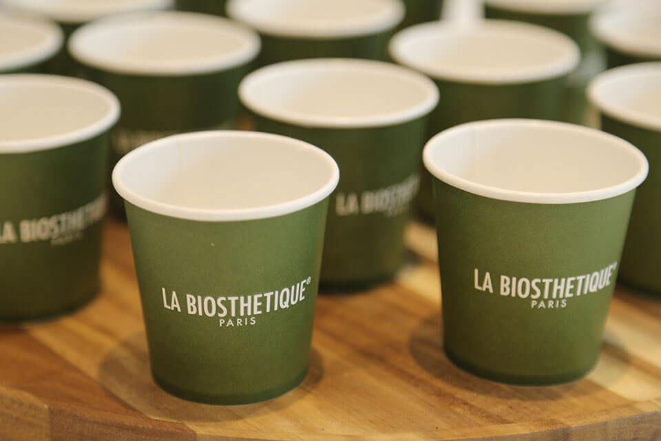 A photoshoot in La Biothétique’s training academy