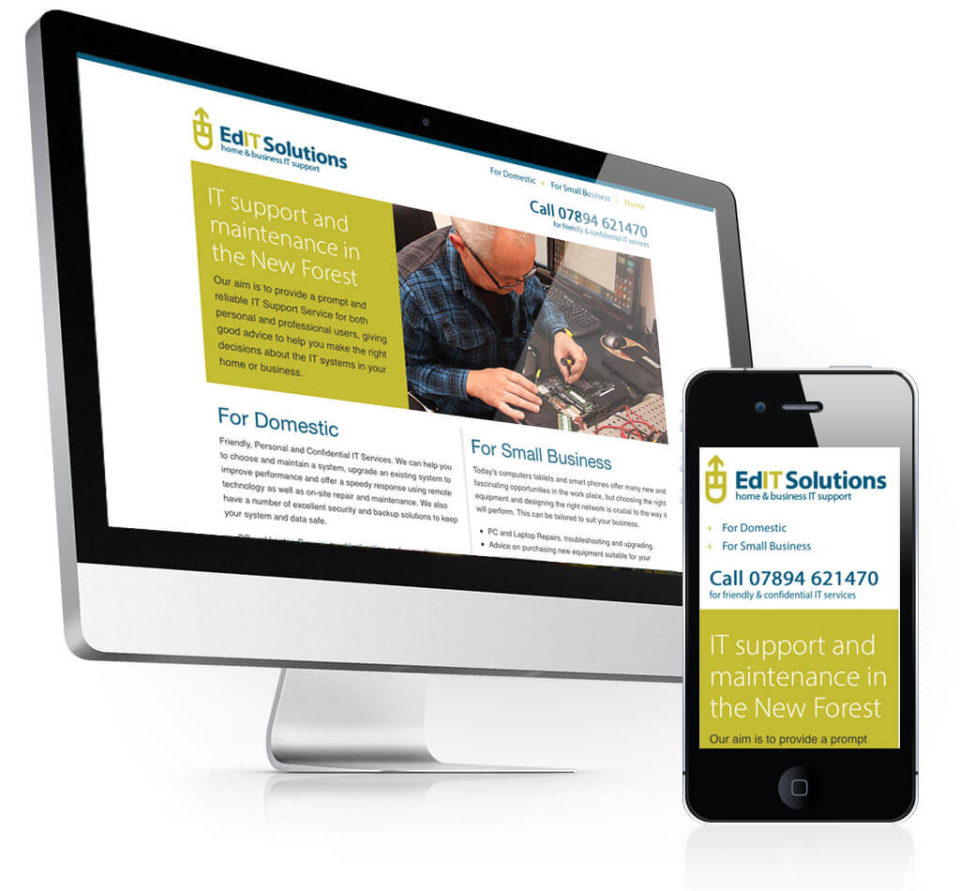 EdIT Solutions website design