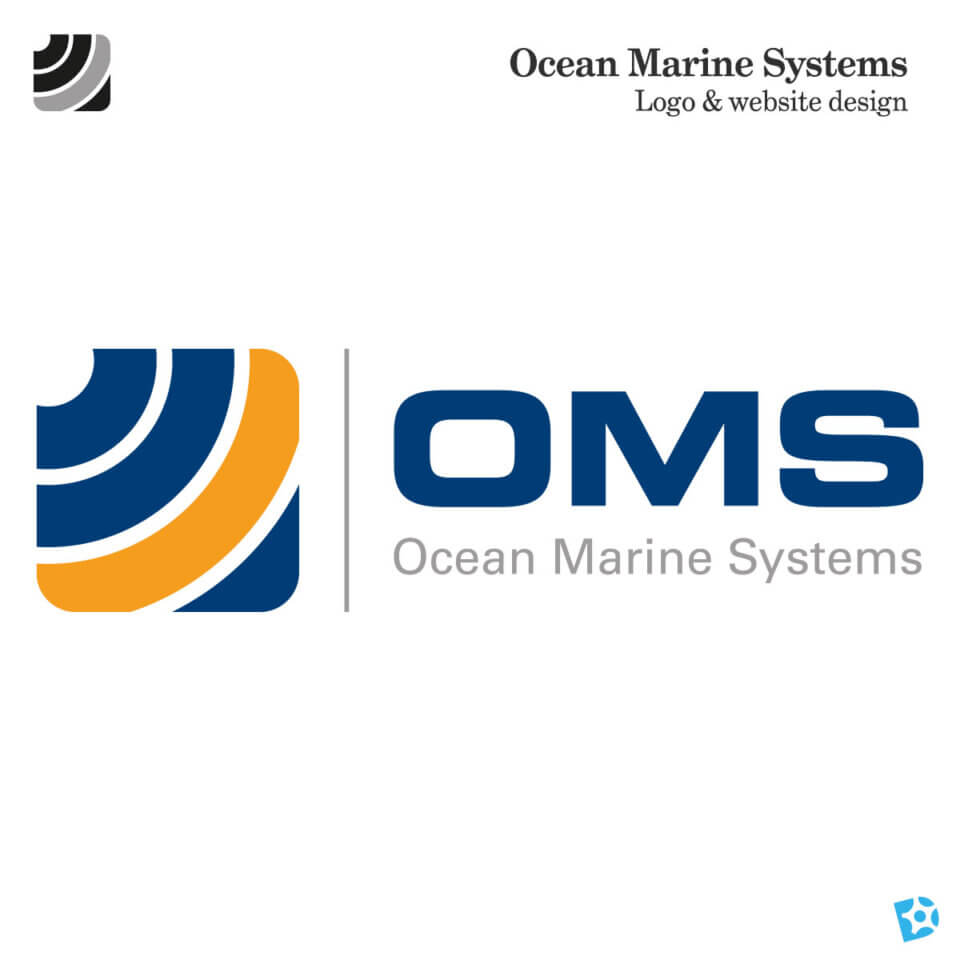 Ocean Marine Systems (OMS) Logo design