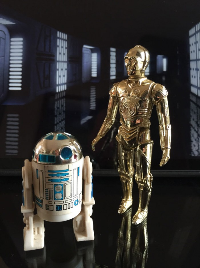 C3PO and R2D2 on the Death Star