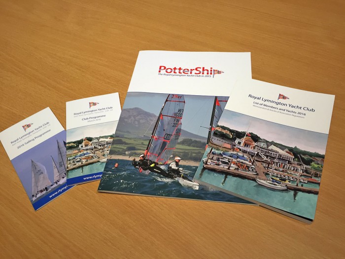 Royal Lymington Yacht Club Marketing Material