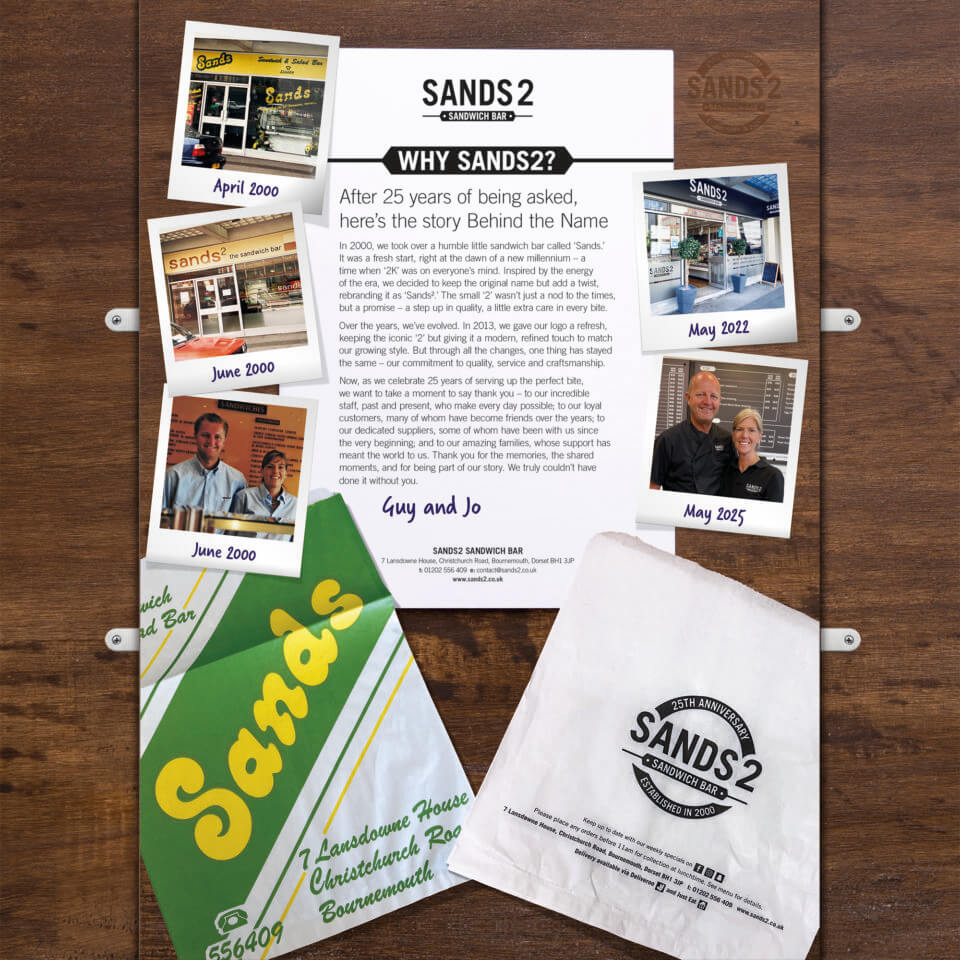 Sands2 Sandwich Bar Poster Design