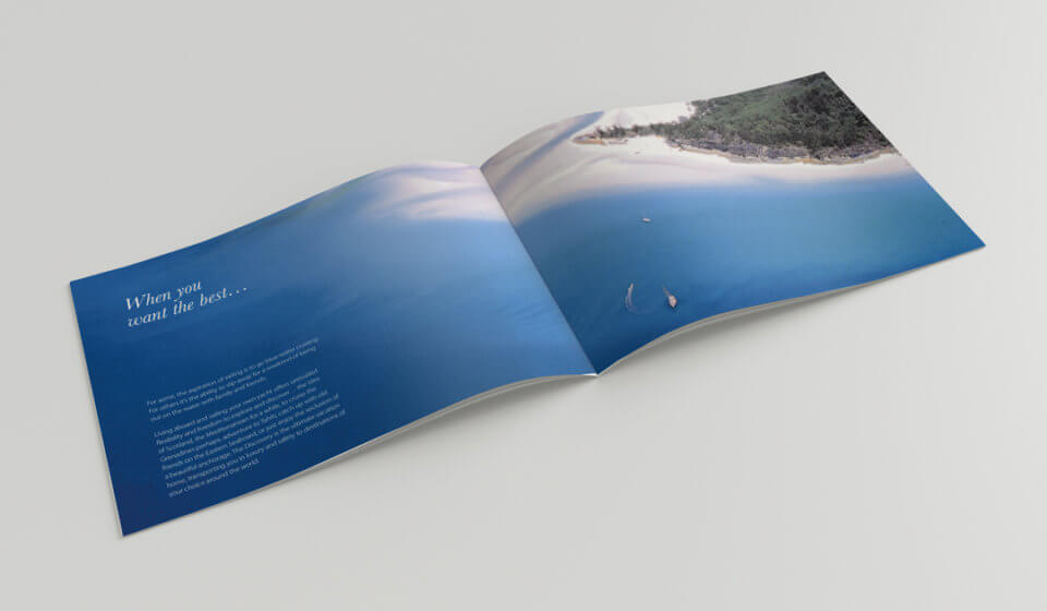 Discovery Yachts brochure design