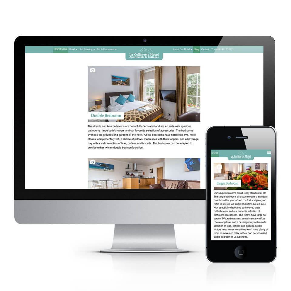 La Collinette Hotel Web Design