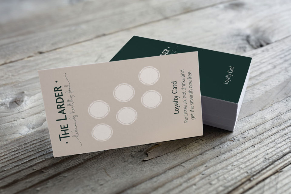 The Larder Loyalty Card Design