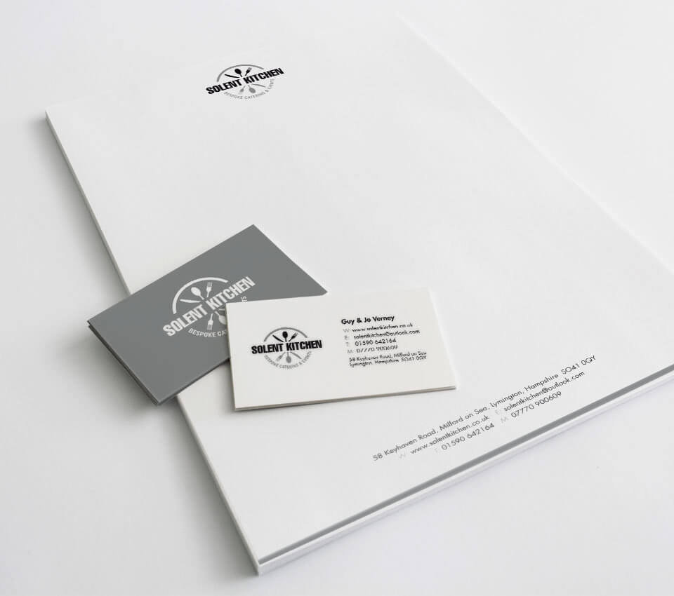 Solent Kitchen Stationery Design