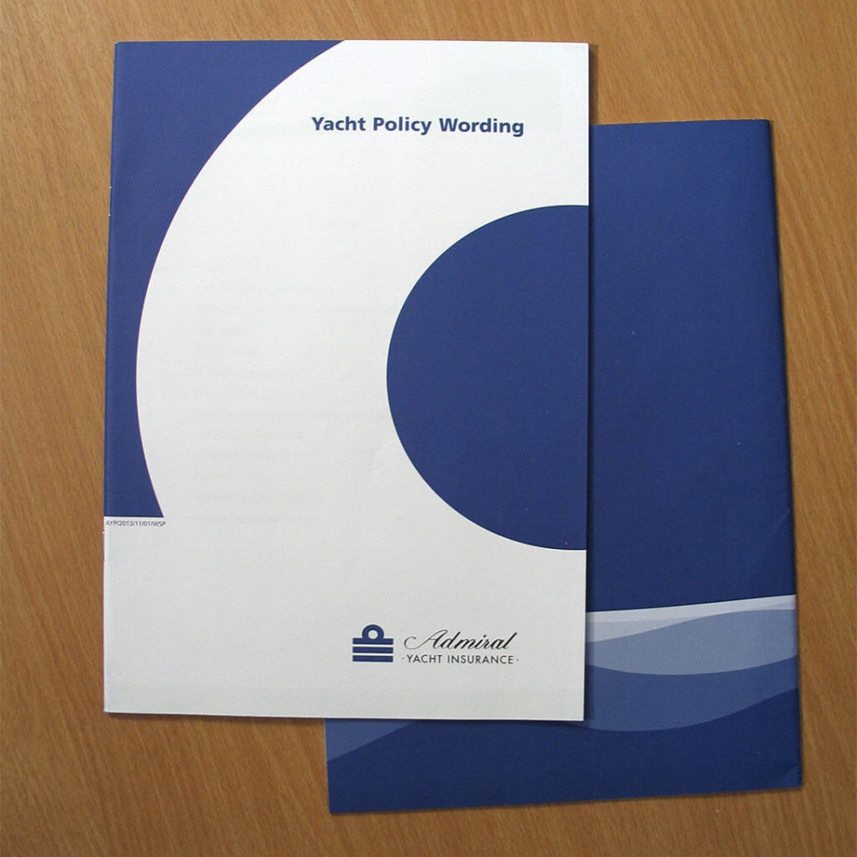 Adrmial Yacht Insurance Policy Document Design