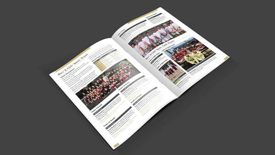 Durlston Court School Magazine Spread