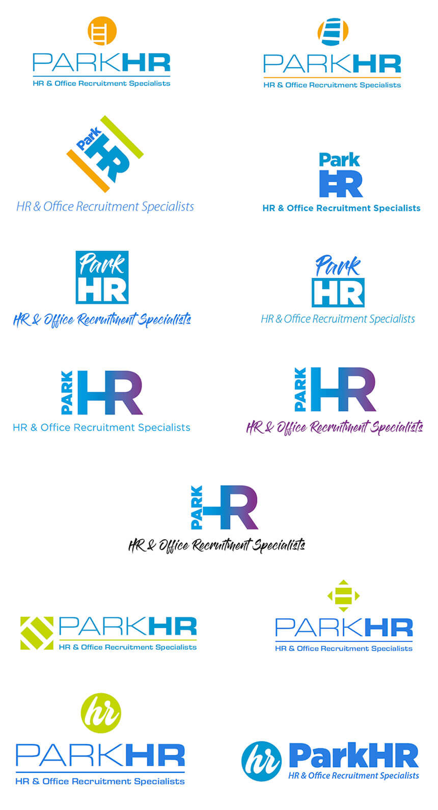 Park HR refined logo visuals, first draft