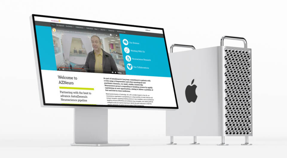 AstraZeneca Neuroscience Website Home Page