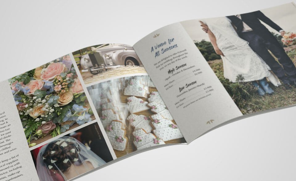 Pylewell Park Weddings Brochure Spread