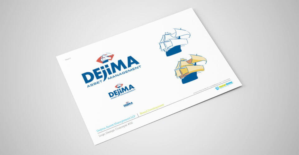 Dejima Asset Management refined logo concepts