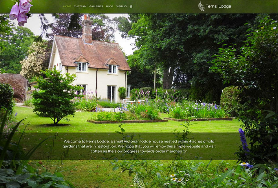 Ferns Lodge NCS Garden Website
