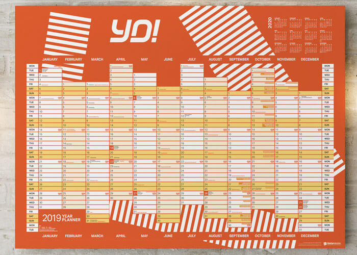 YO! Sushi Year Planner Design