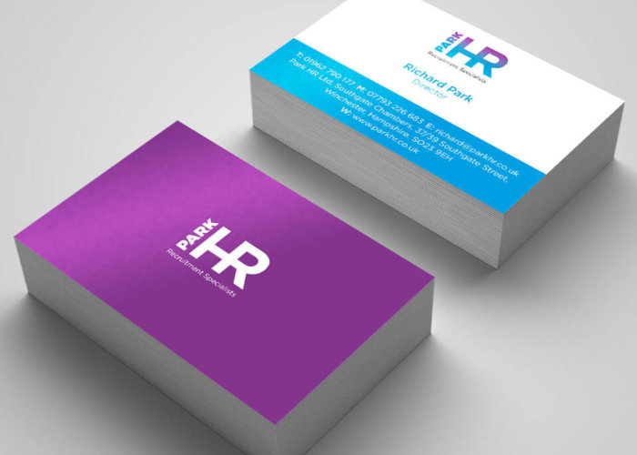 Park HR Recruitment Business Card Design
