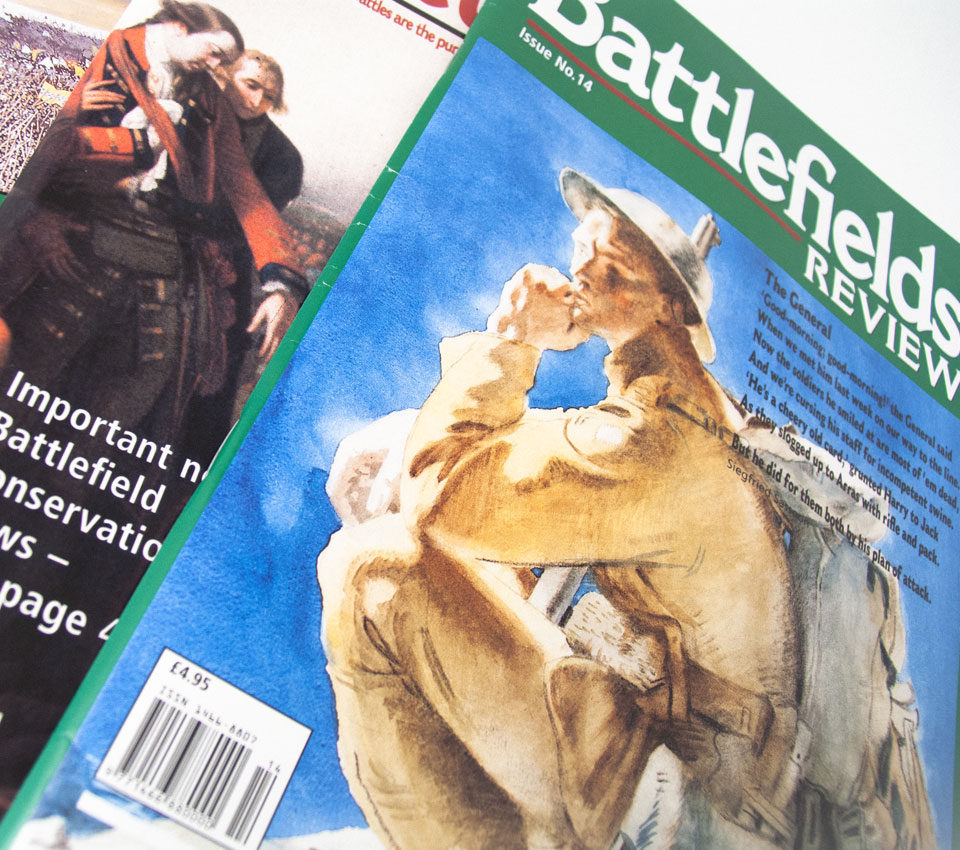Battlefields Review Magazine Design