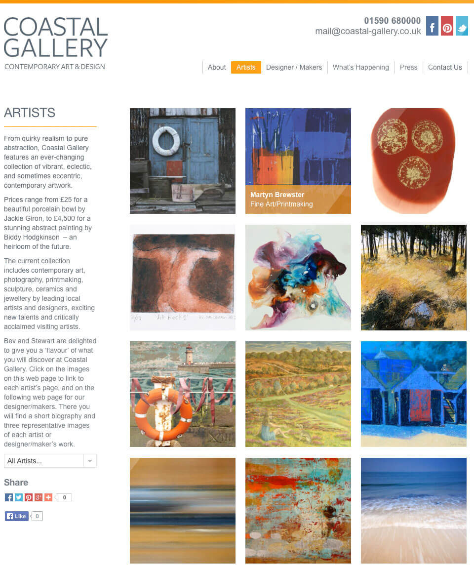 Coastal Gallery Artists