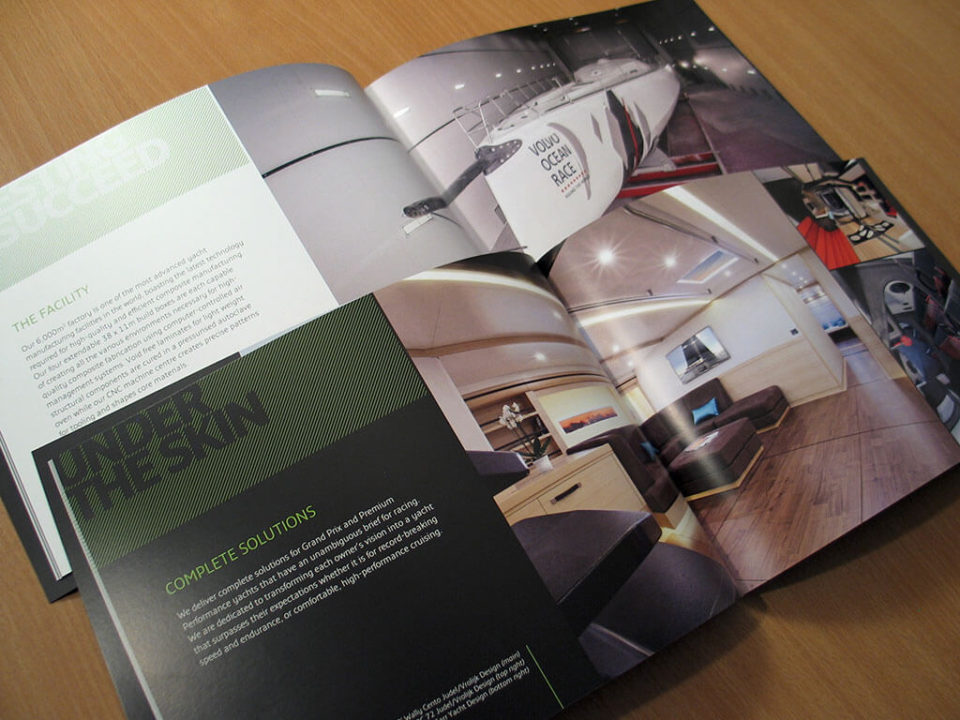 Green Marine Brochure Design