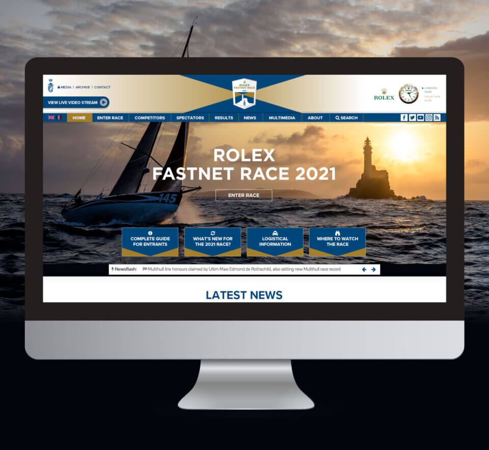 Rolex Fastnet Race 2021 Website