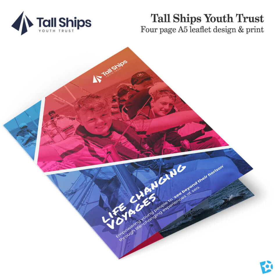 Tall Ships Youth Trust leaflet design and print