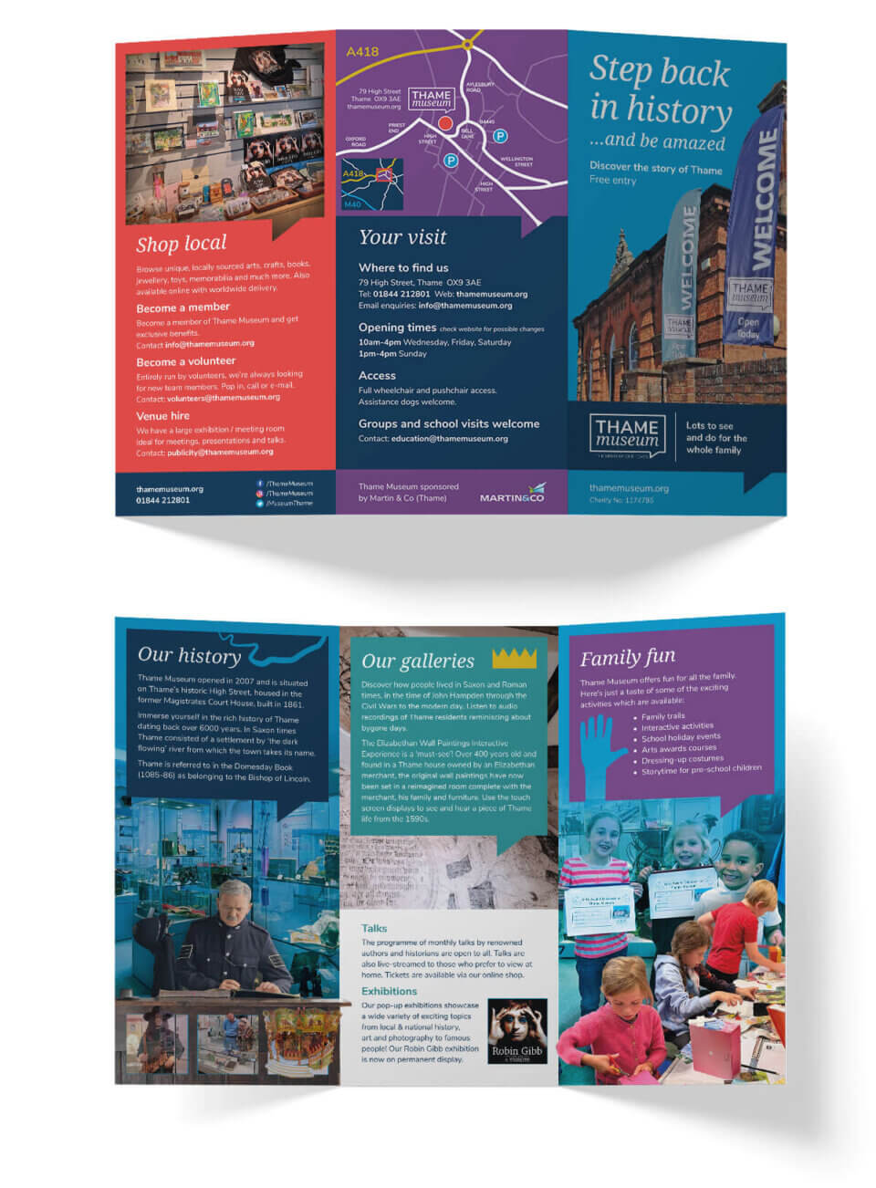 Leaflet Design, Thame Museum